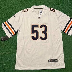 Chicago Bears T.J. Edward’s White Jersey 2XL